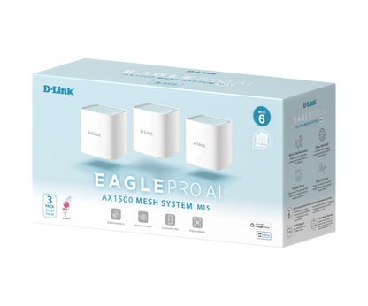 DLINIK AX1500 Mesh Router M15 (3 Pack)